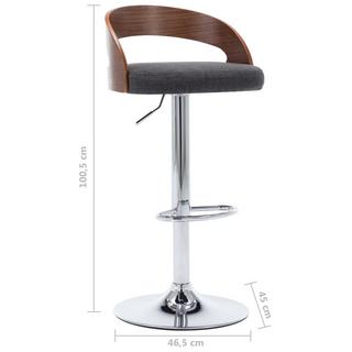 VidaXL Chaise de bar tissu  