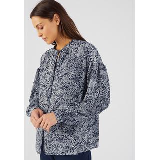 Damart  Fließende Bluse mit Blättermuster 