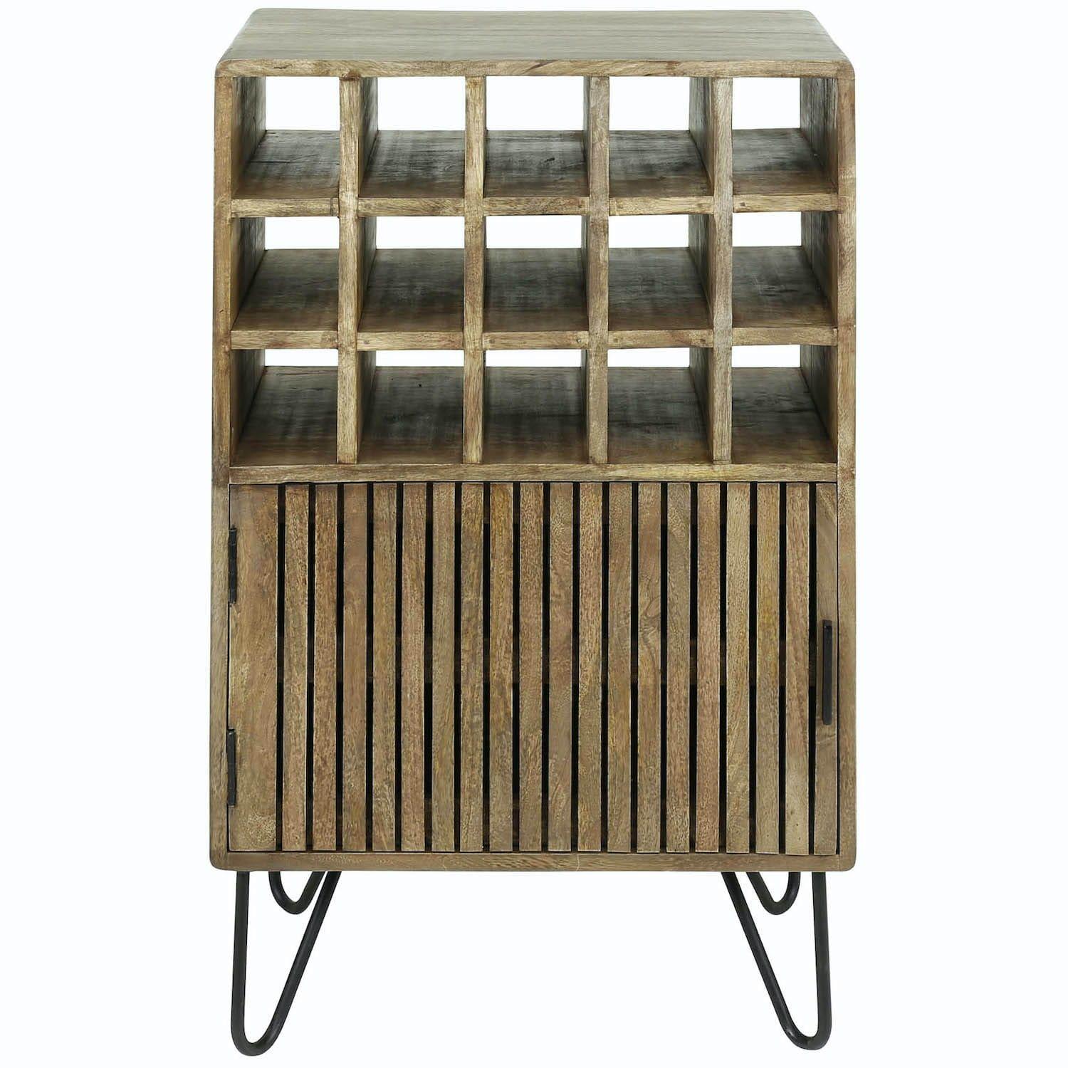 Image of Weinschrank Tweak Mangoholz sand Weinschrank Tweak Mangoholz sand