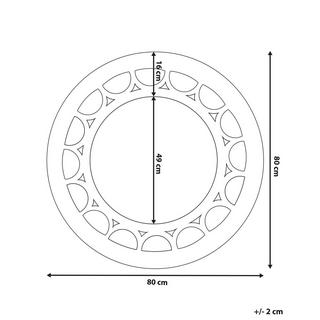 Beliani Miroir en MDF Moderne LOLIF  