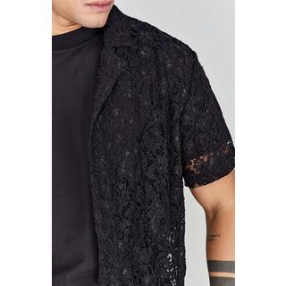 Sik Silk Camicia a Maniche Corte Lace Resort  