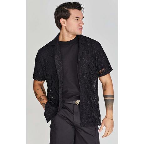 Sik Silk Camicia a Maniche Corte Lace Resort  