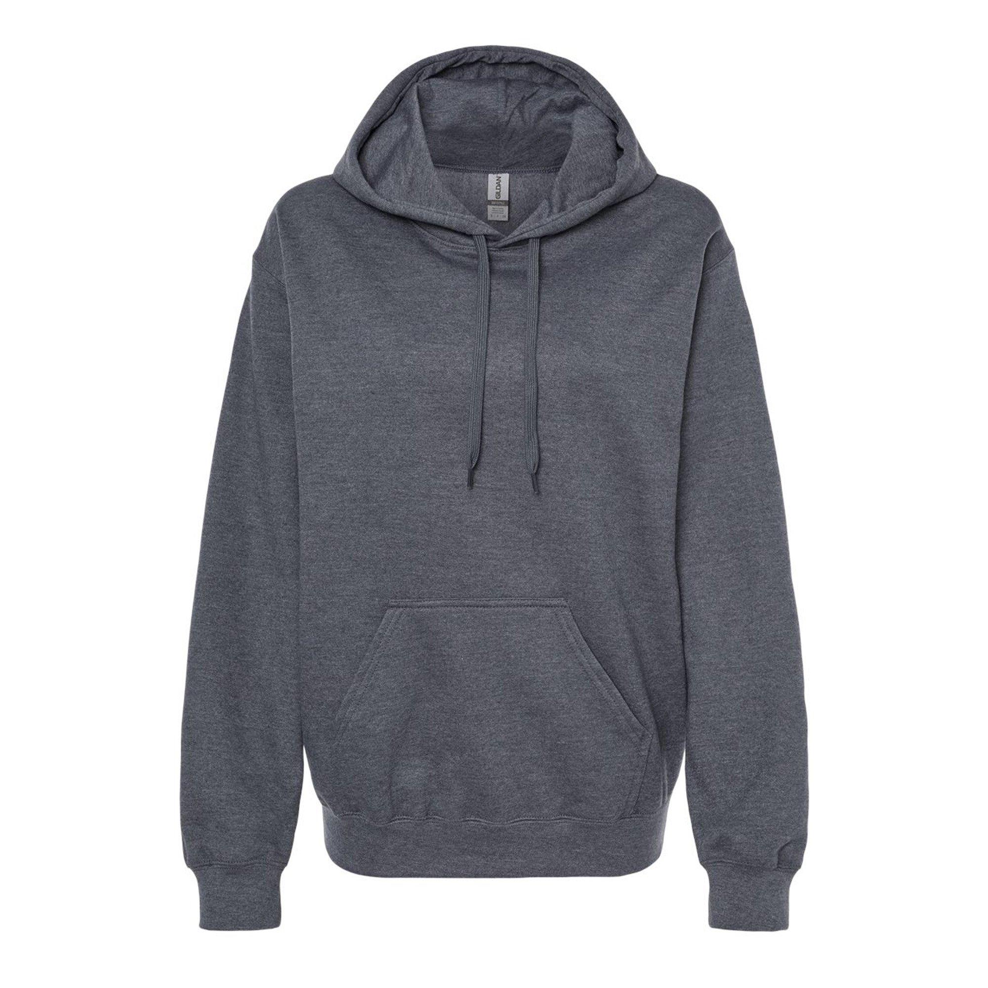 Image of Softstyle Kapuzenpullover Mittelschwer Damen Taubengrau L