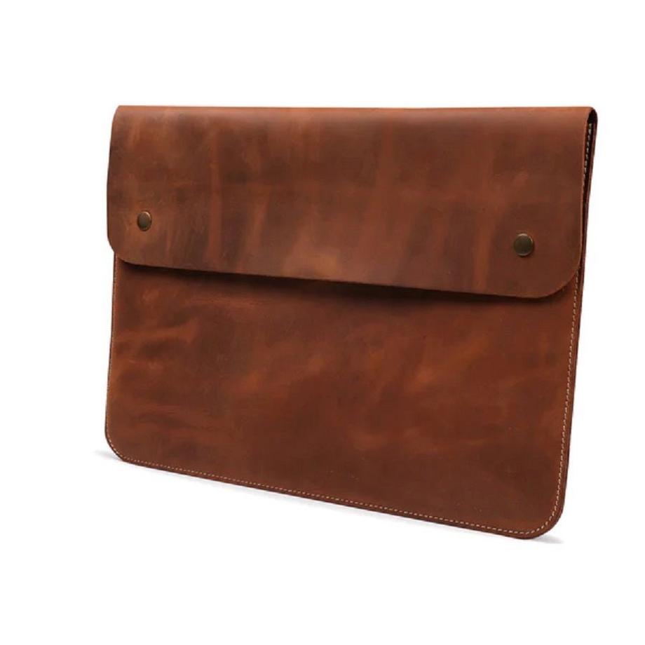 Only-bags.store  Lederhülle, Tasche für MacBook Laptop - 13 