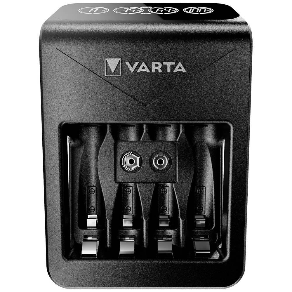 VARTA  Chargeur LCD Plug Charger+ avec 4 piles LR06 ReadyToUse 2100 mAh 