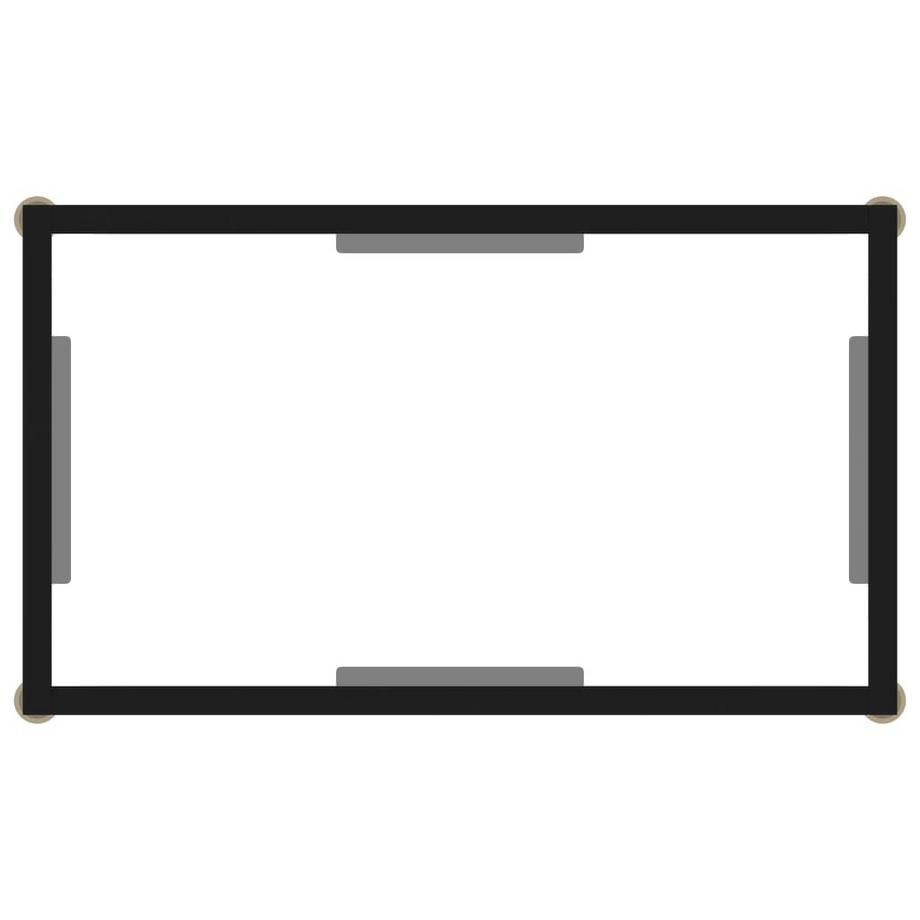 VidaXL Konsolentisch glas  