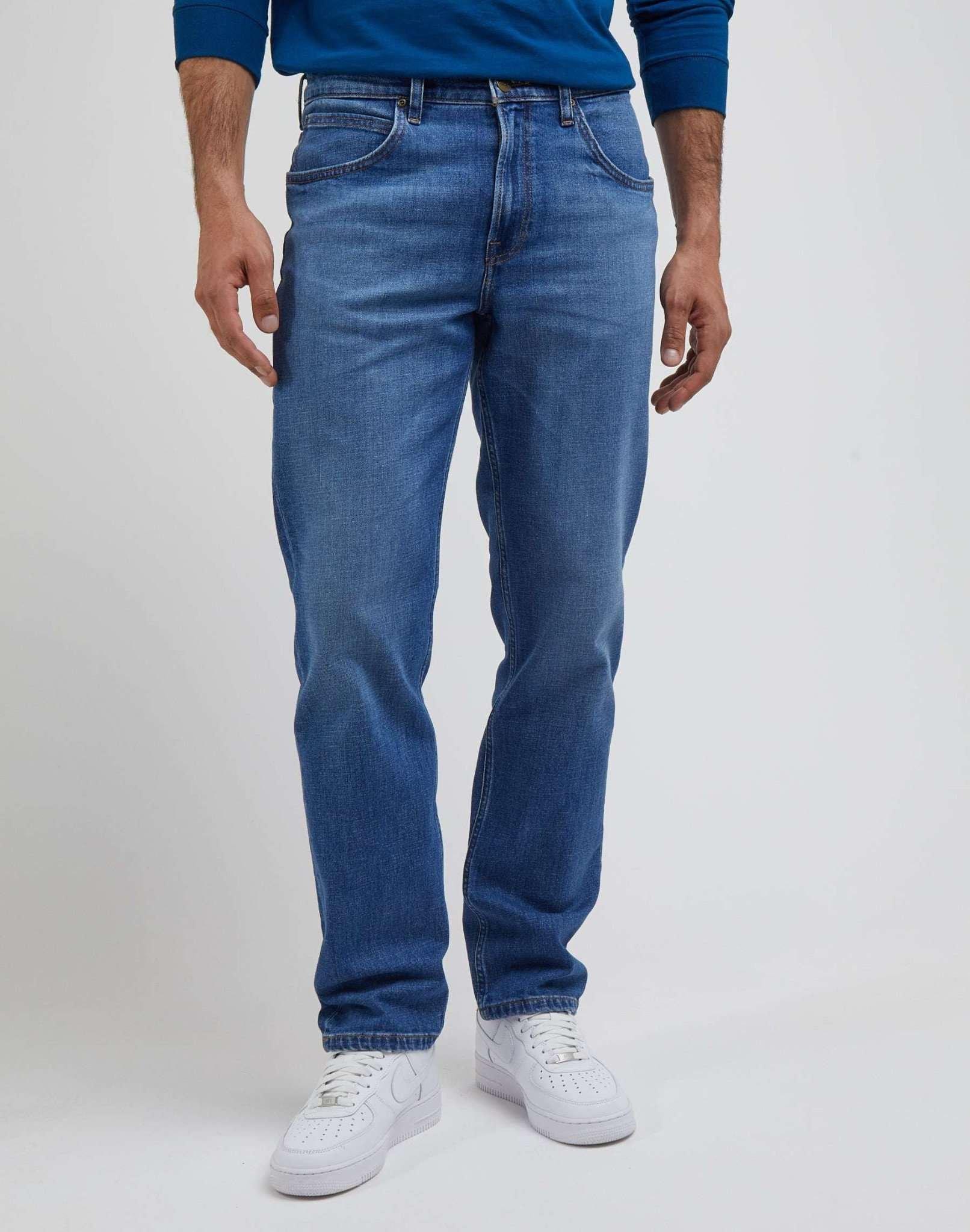 Image of Jeans Straight Leg Brooklyn Unisex Blau L34/W36