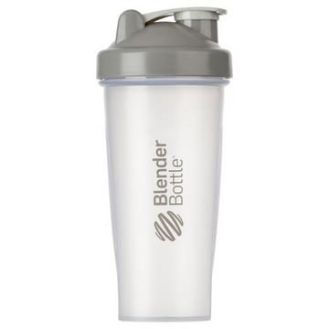 28oz / 820ml BlenderBottle Classic Clear, Pebble Grey