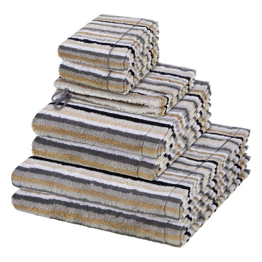 Cawoe 8er Pack Lifestyle - 2 X Wasch- 2 X Gäste- 2 X Dusch- 2 X Handtuch im Set  