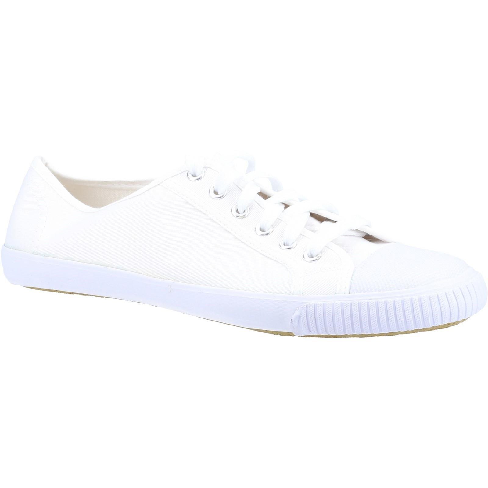 Image of Leinenschuhe Toe Cap Damen Weiss 38