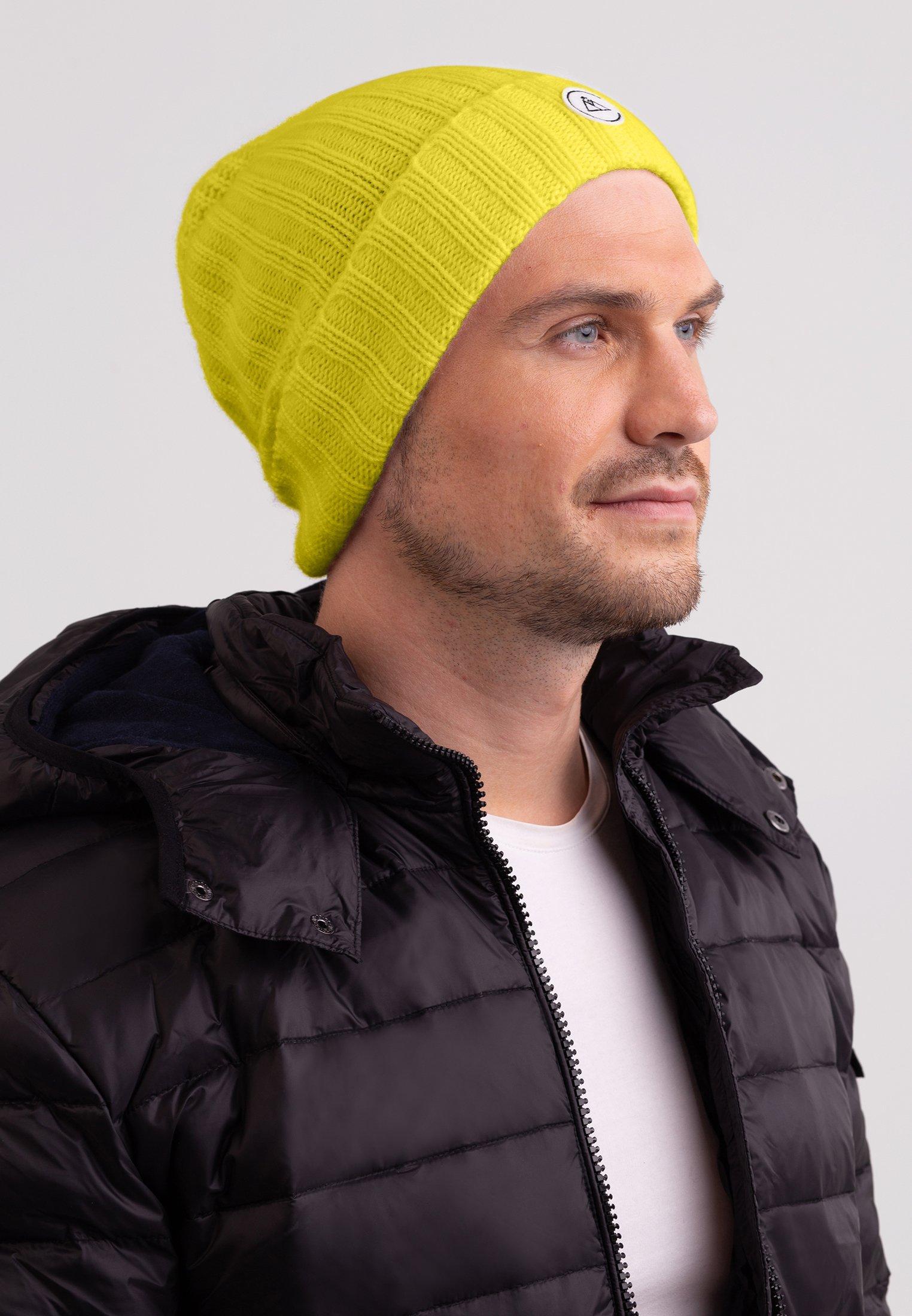 CASH-MERE.CH Kaschmir Rib Mütze  