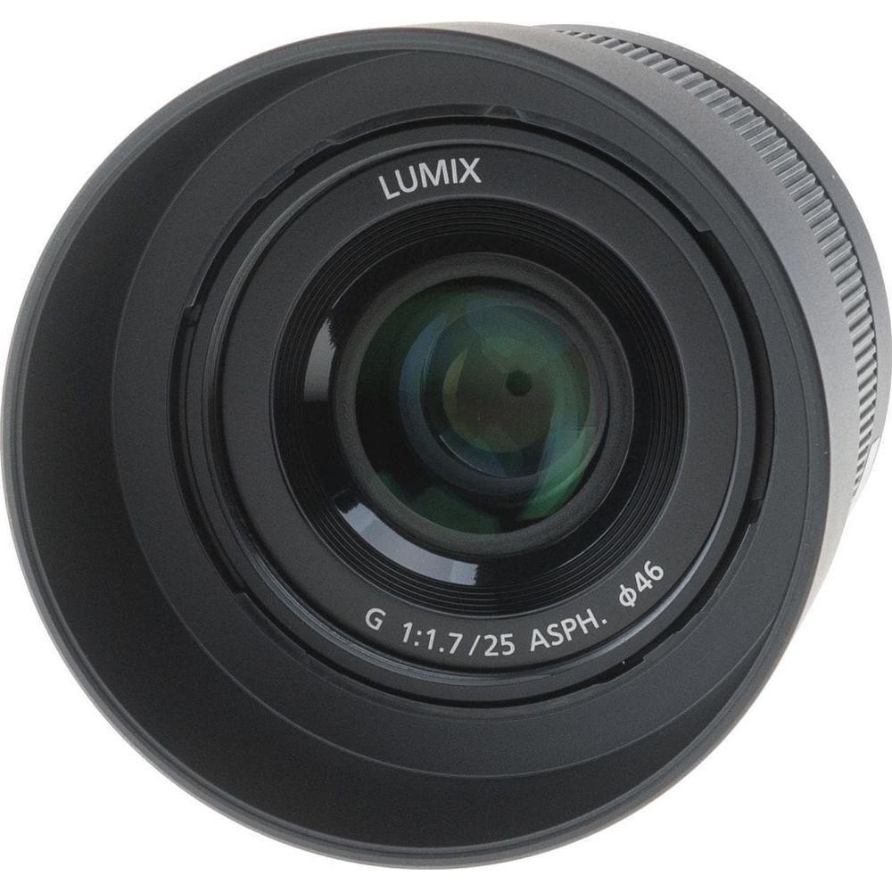 Panasonic  Objectif hybride  Lumix G 25mm f/1.7 noir 