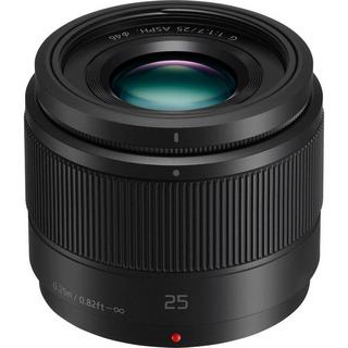 Panasonic  Objectif hybride  Lumix G 25mm f/1.7 noir 