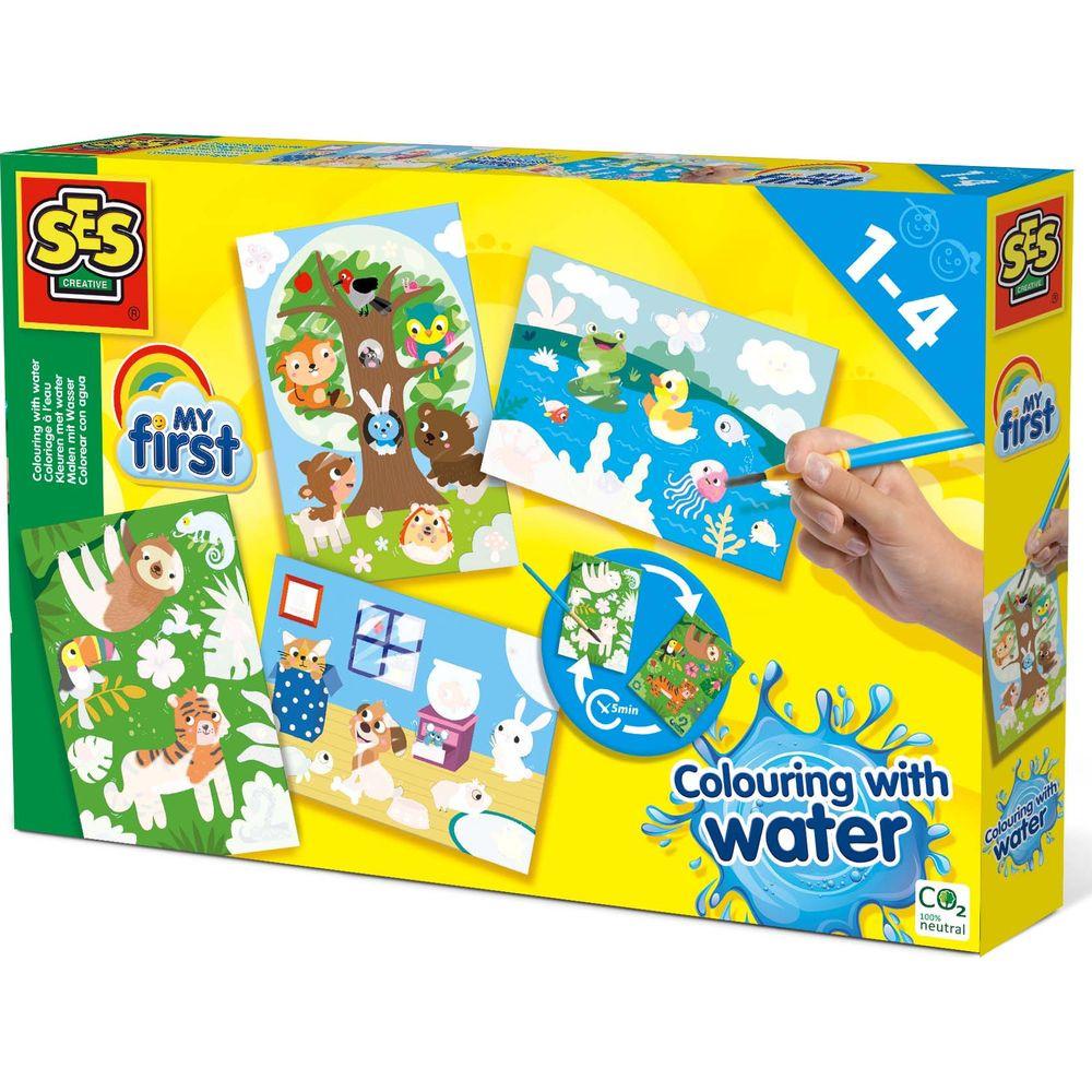 Image of SES Magische Wasserfarben Versteckte Tiere Multicolor