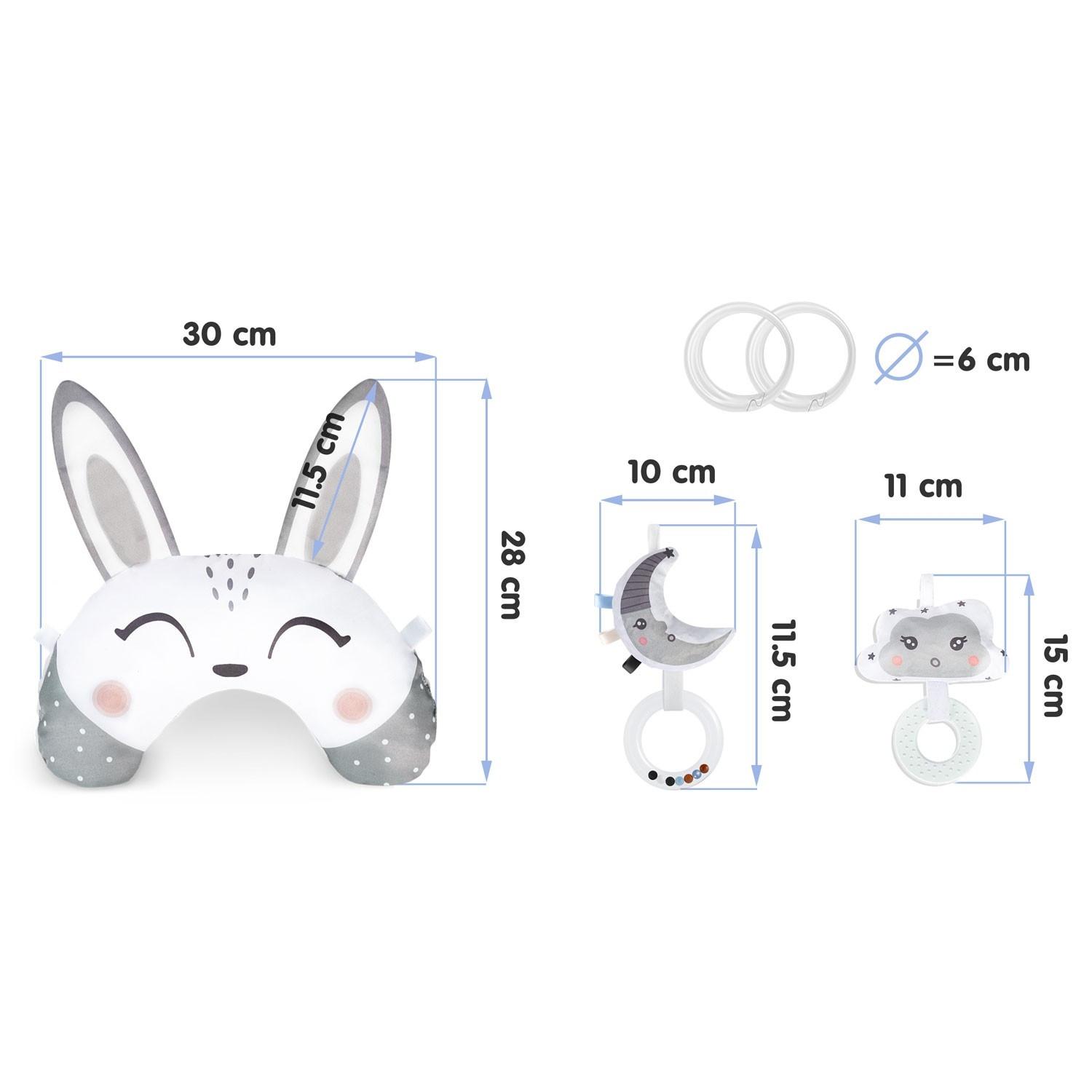 B2X Cuscino sensoriale Tuli-Nuli con sonaglio e massaggiagengive  