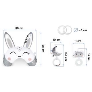 B2X Cuscino sensoriale Tuli-Nuli con sonaglio e massaggiagengive  