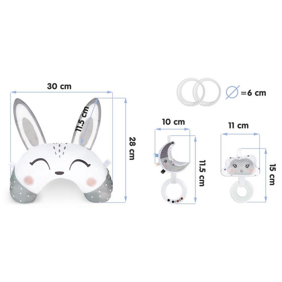 B2X Cuscino Sensoriale Tuli-Nuli con Sonaglio e Massaggiagengive  
