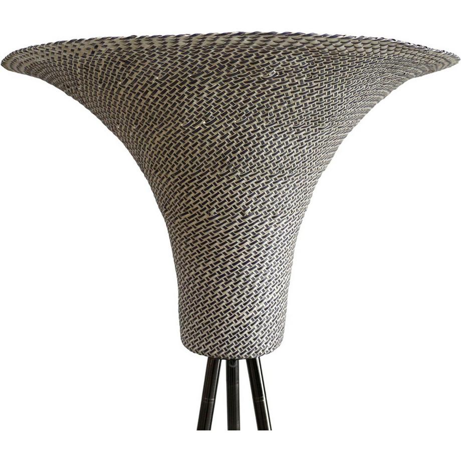 mutoni  Stehleuchte Traxbit Metall Palmholz natur  152 