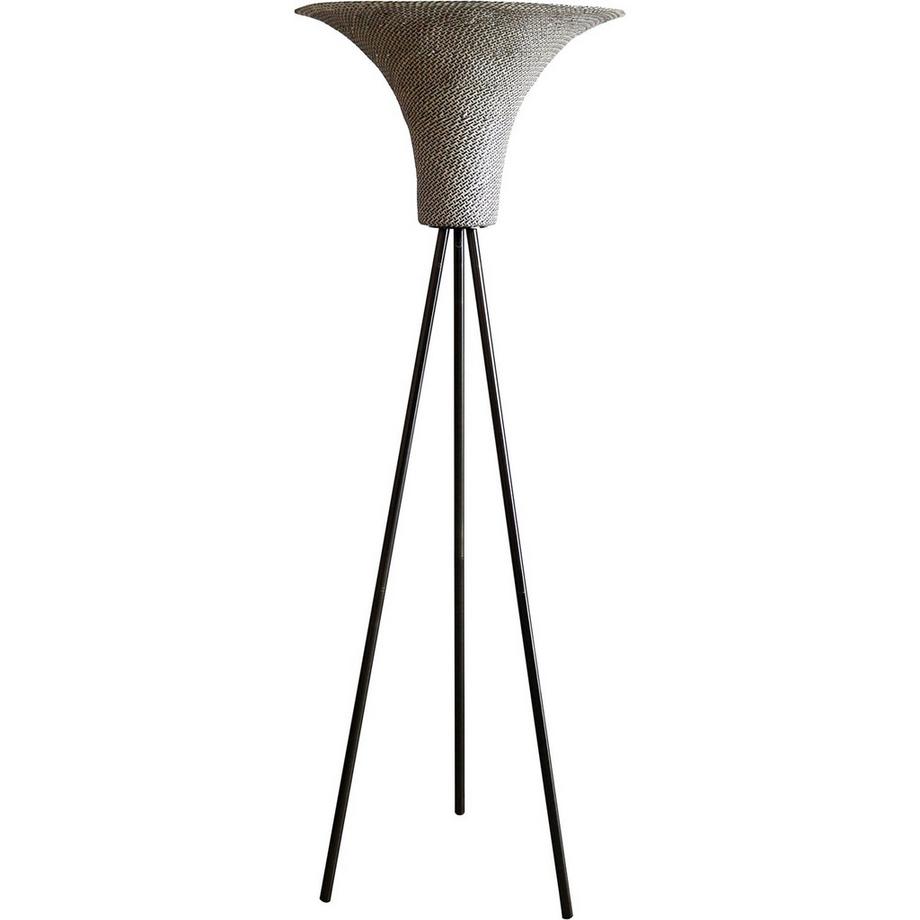 mutoni  Stehleuchte Traxbit Metall Palmholz natur  152 