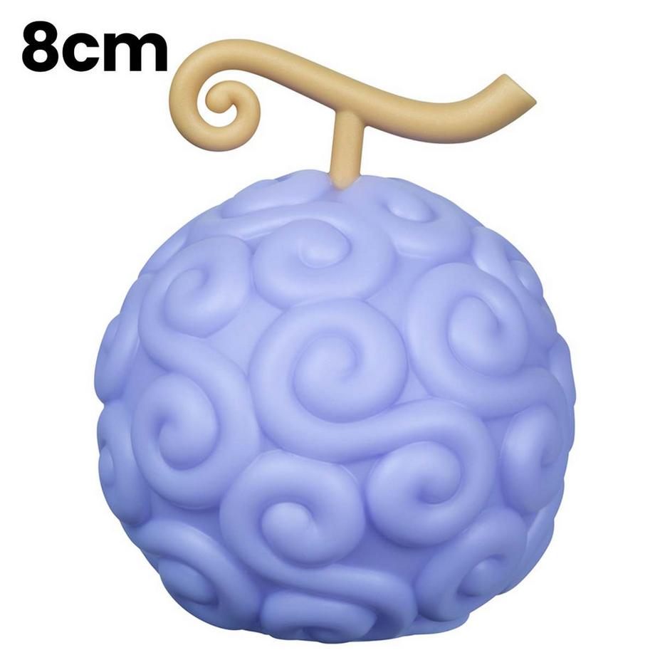 Teknofun  Lampada LED 8cm Modello Frutto Gomma Gomma ONE PIECE con Dragonne 