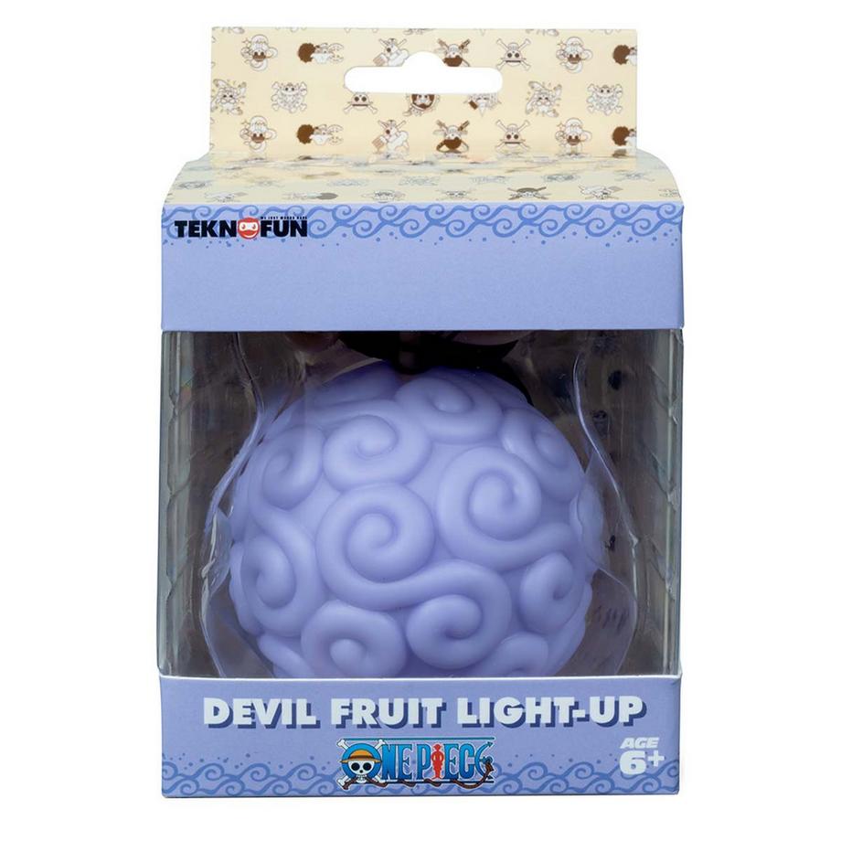 Teknofun  Lampada LED 8cm Modello Frutto Gomma Gomma ONE PIECE con Dragonne 