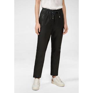 RICANO  Pantalon en cuir  Emilia, avec un style jogger 