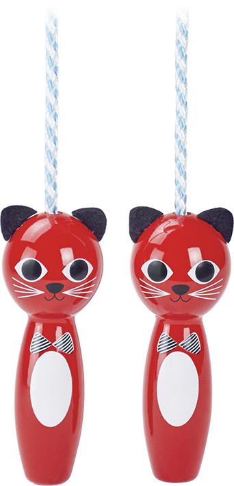 Image of Ingela P. Arrhenius, Springseil Katze Unisex Rot ONE SIZE