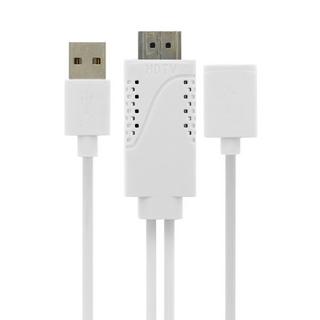 Avizar  Câble USB Femelle HDMI Mâle 1,8m 