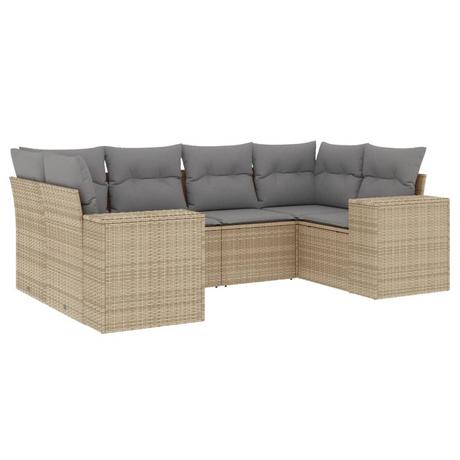 VidaXL Garten sofagarnitur poly-rattan  