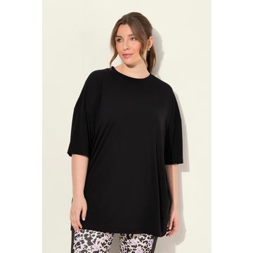 T-shirt oversize antibactérien, col rond et manches courtes