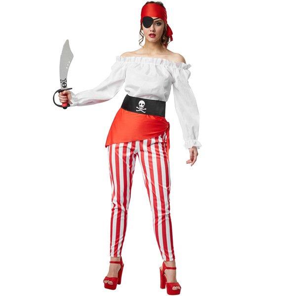 Tectake  Costume de pirate des mers pour femme 