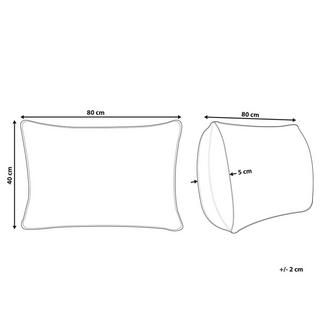 Beliani PELISTER Cuscino Cotone Japara  