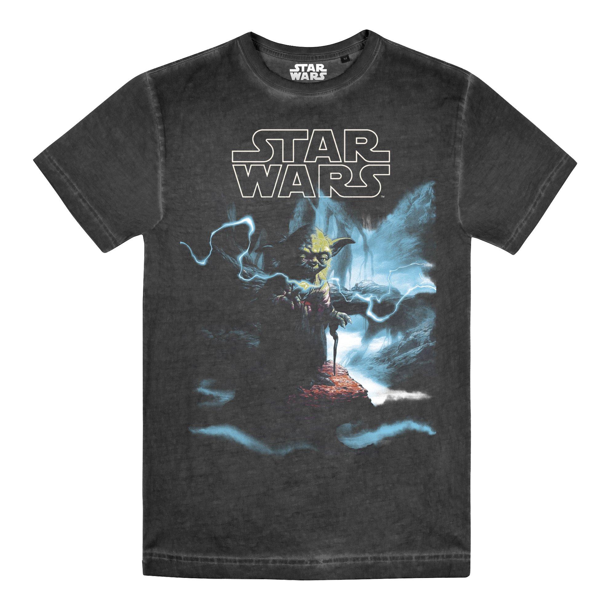 Image of Tshirt Gewaschen Herren Schwarz S