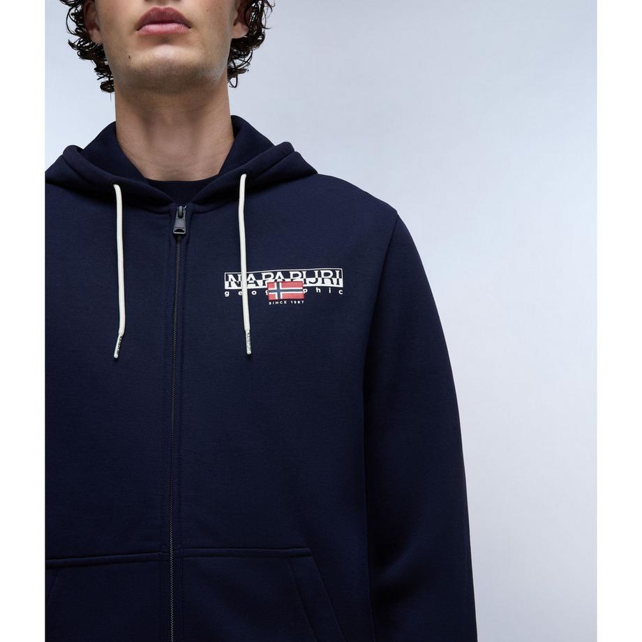 NAPAPIJRI Aylmer Bequem sitzende Kapuzen-Sweatjacke  