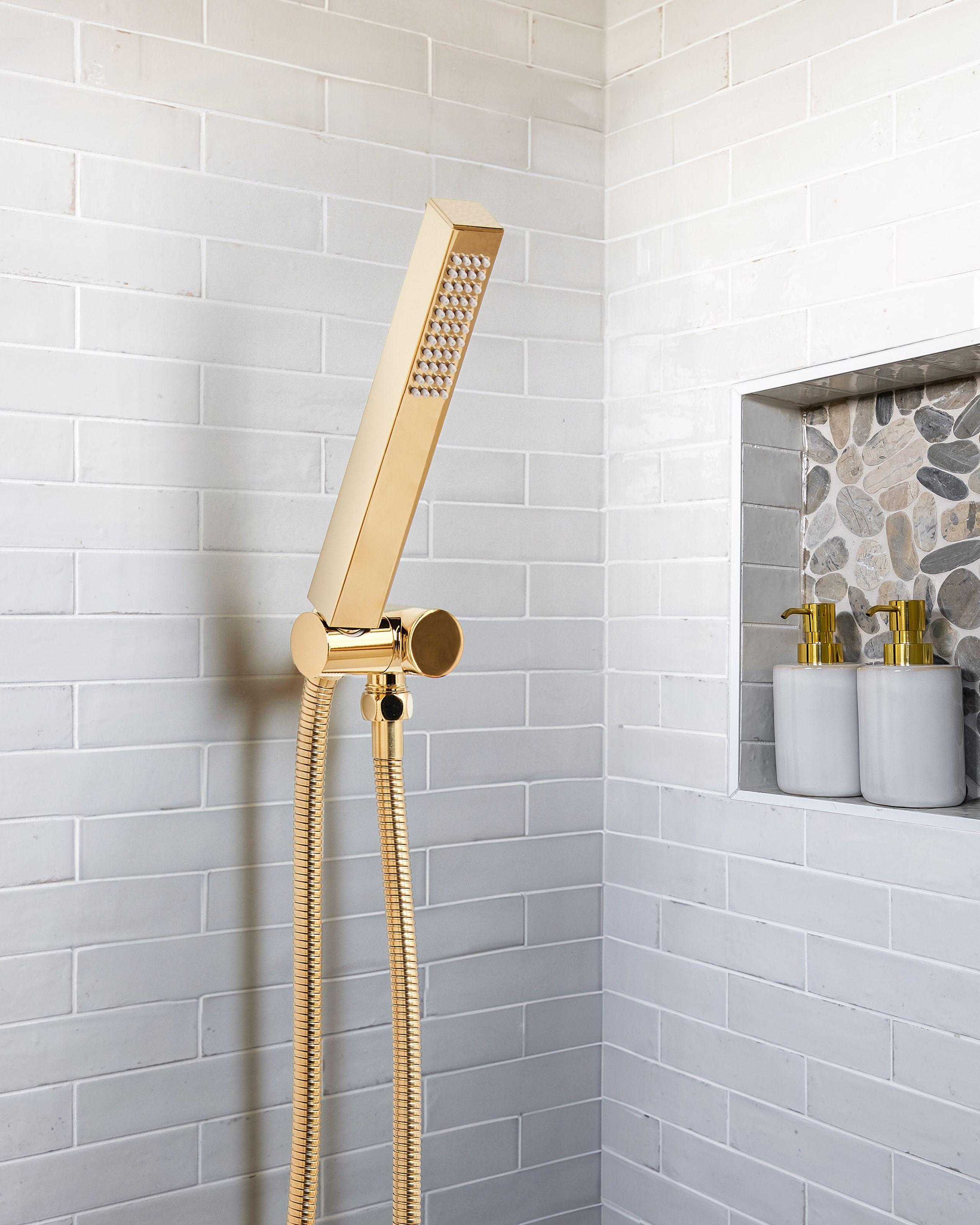 Beliani Duschkopf aus Messing Modern YARARI  