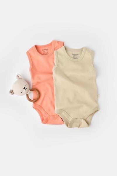 BabyCosy Organic  Body, sans manches, 2 Pack 