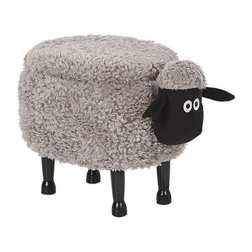 Tabouret de rangement animal en Tissu Moderne SHEEP