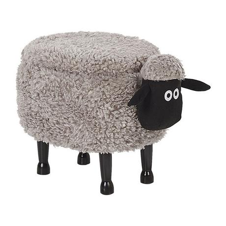 Beliani Sgabello en Poliestere Moderno SHEEP  