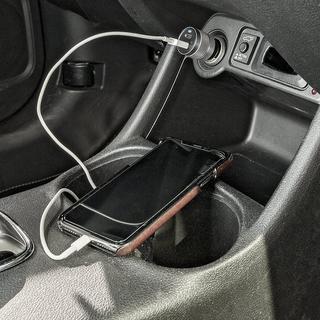 Pricenet  Caricabatterie USB 2 vie tipo A+C 12V/24V 3100mA 