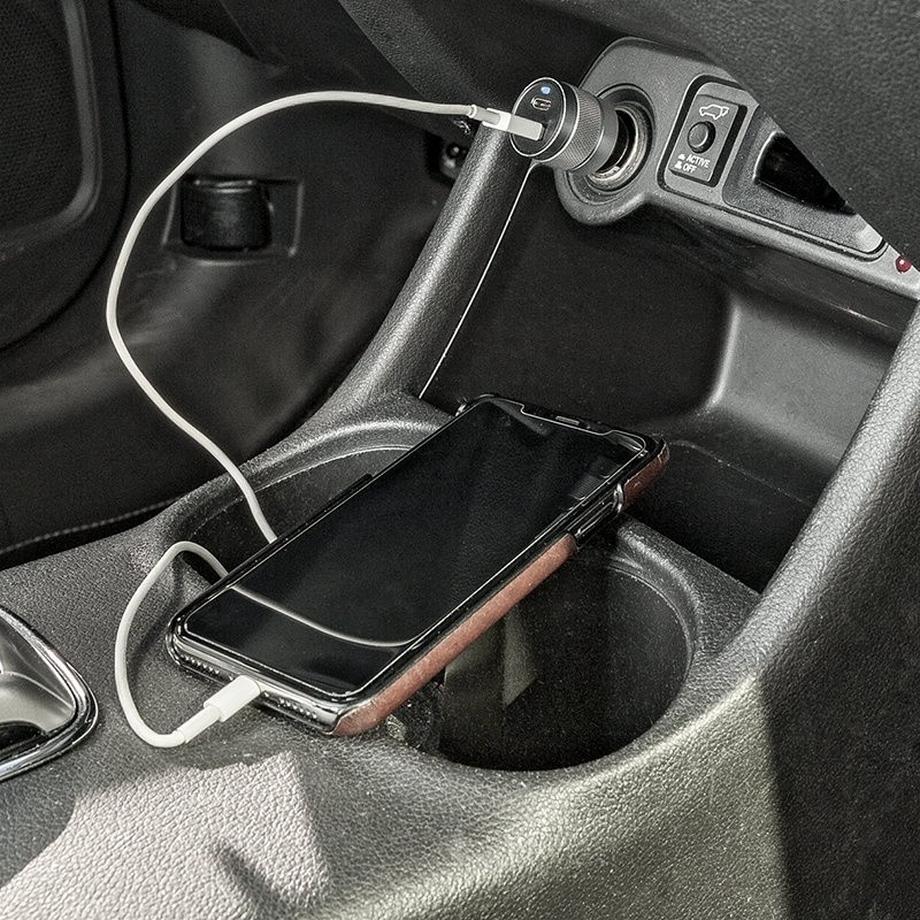 Pricenet  Chargeur USB 2 voies type A + C 12V/24V 3100mA 