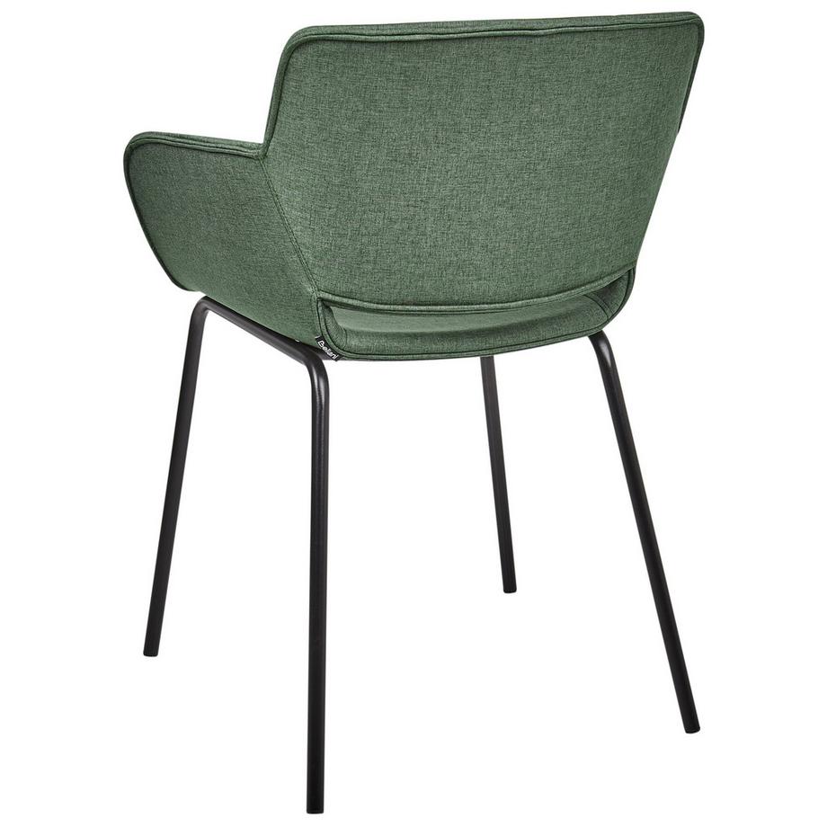 Beliani Esszimmerstuhl 2er Set aus Stoff  AXTEL  