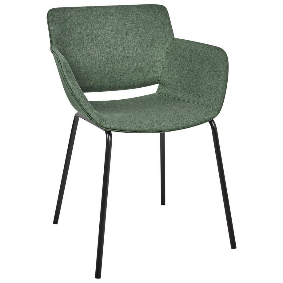 Beliani Esszimmerstuhl 2er Set aus Stoff  AXTEL  