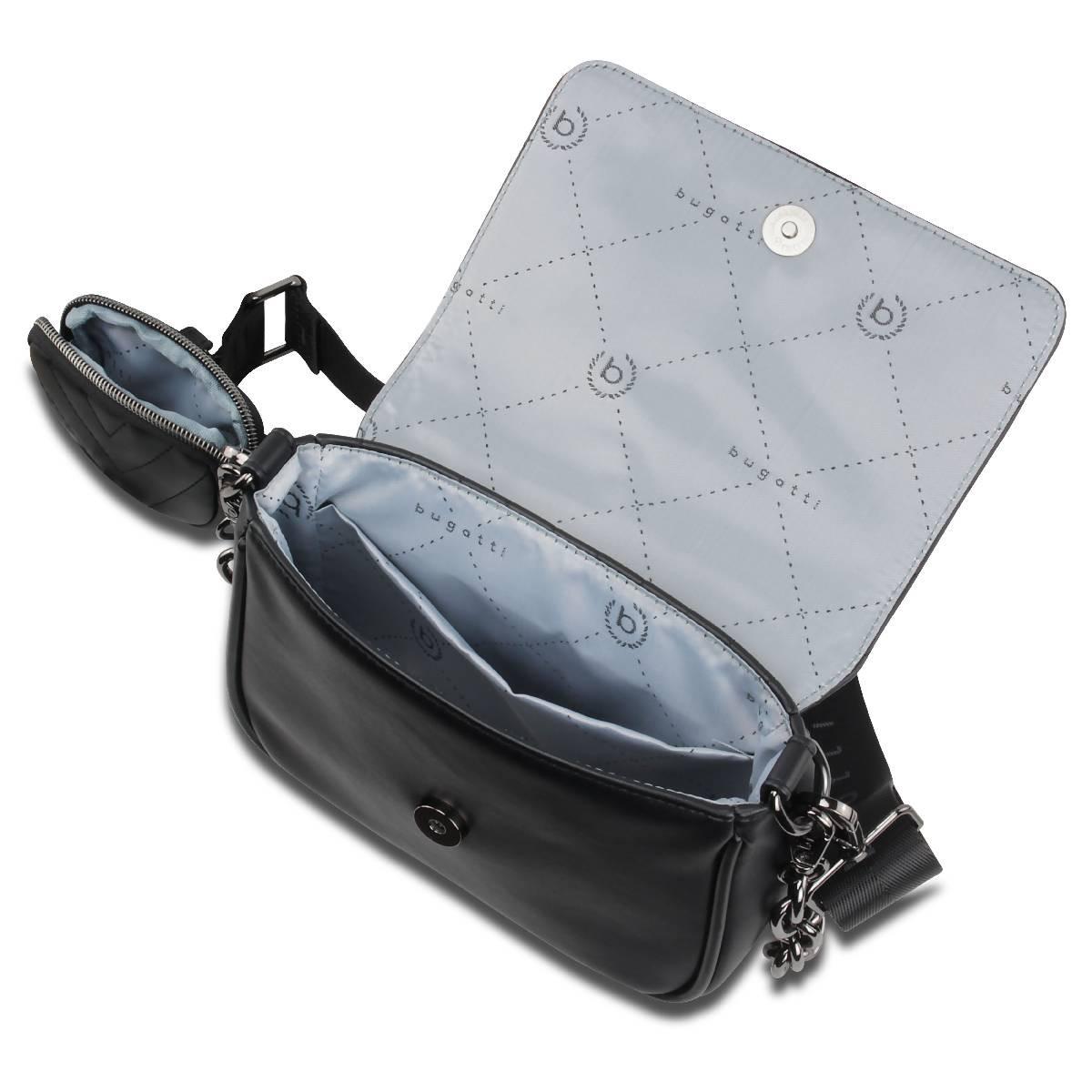 BUGATTI Sira Umhängetasche Schwarz  