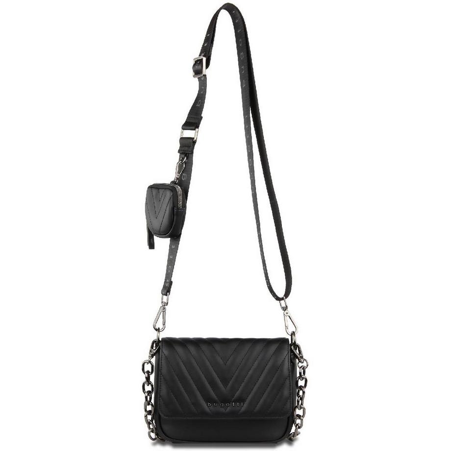 BUGATTI Sira Umhängetasche Schwarz  