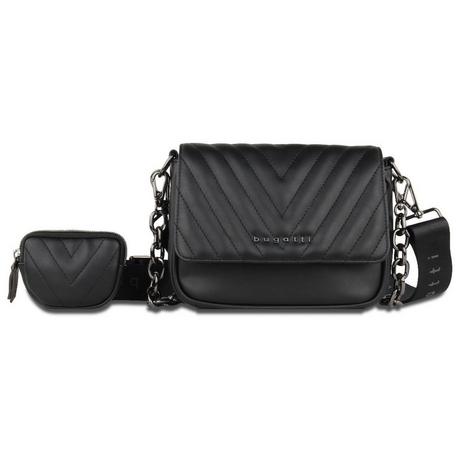 BUGATTI Sira Umhängetasche Schwarz  