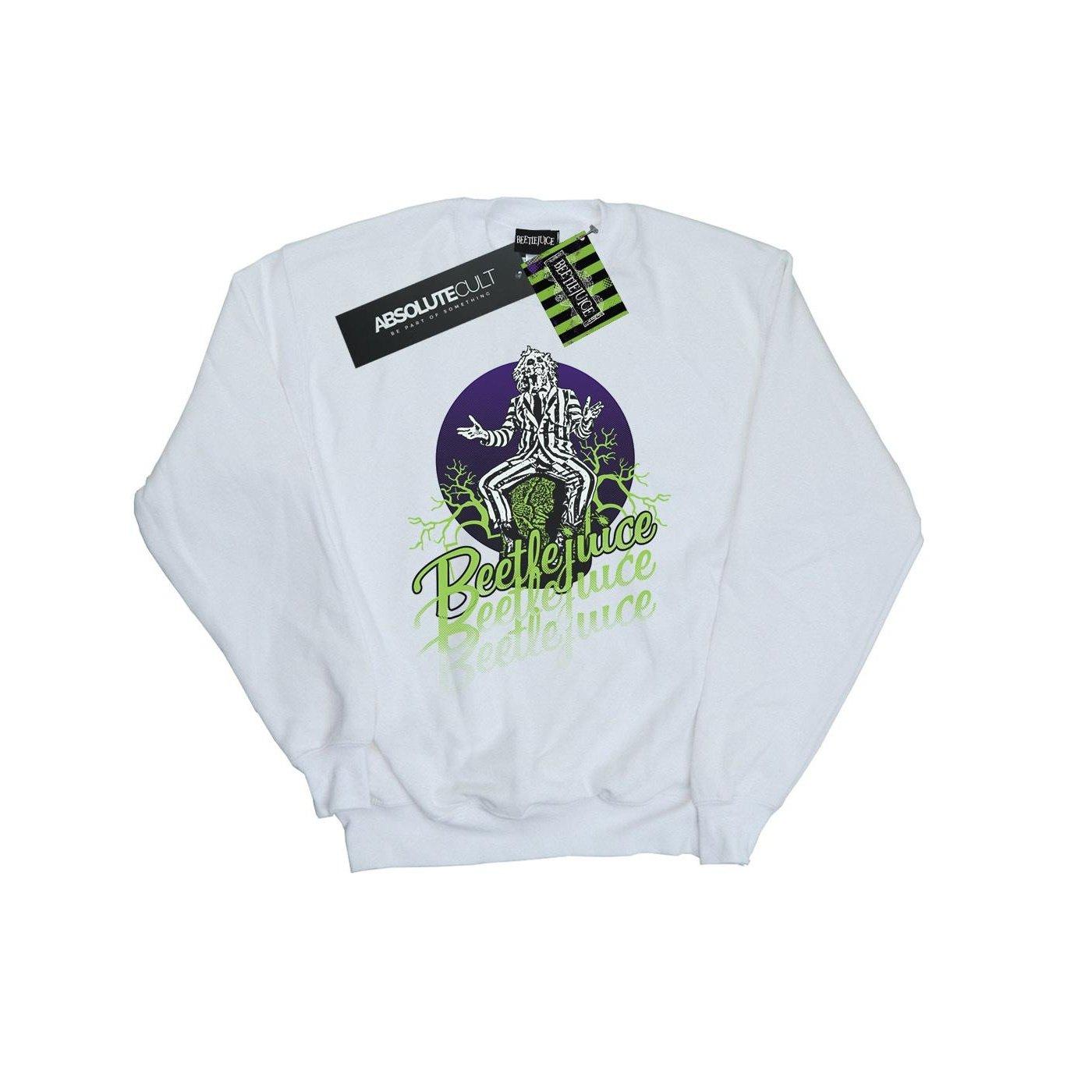 Image of Faded Pose Sweatshirt Herren Weiss S