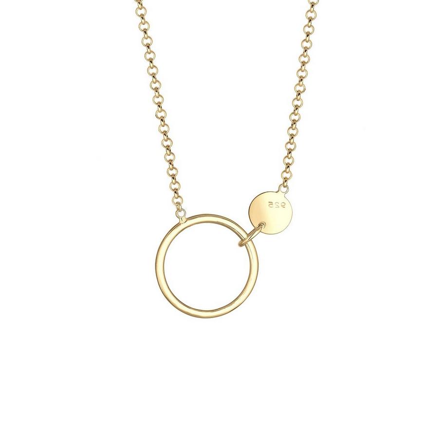 Elli  Halskette Kreis Anhänger 
