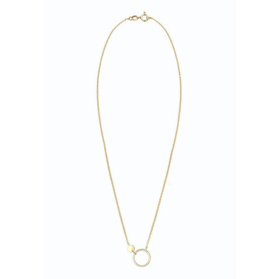 Elli  Halskette Kreis Anhänger 