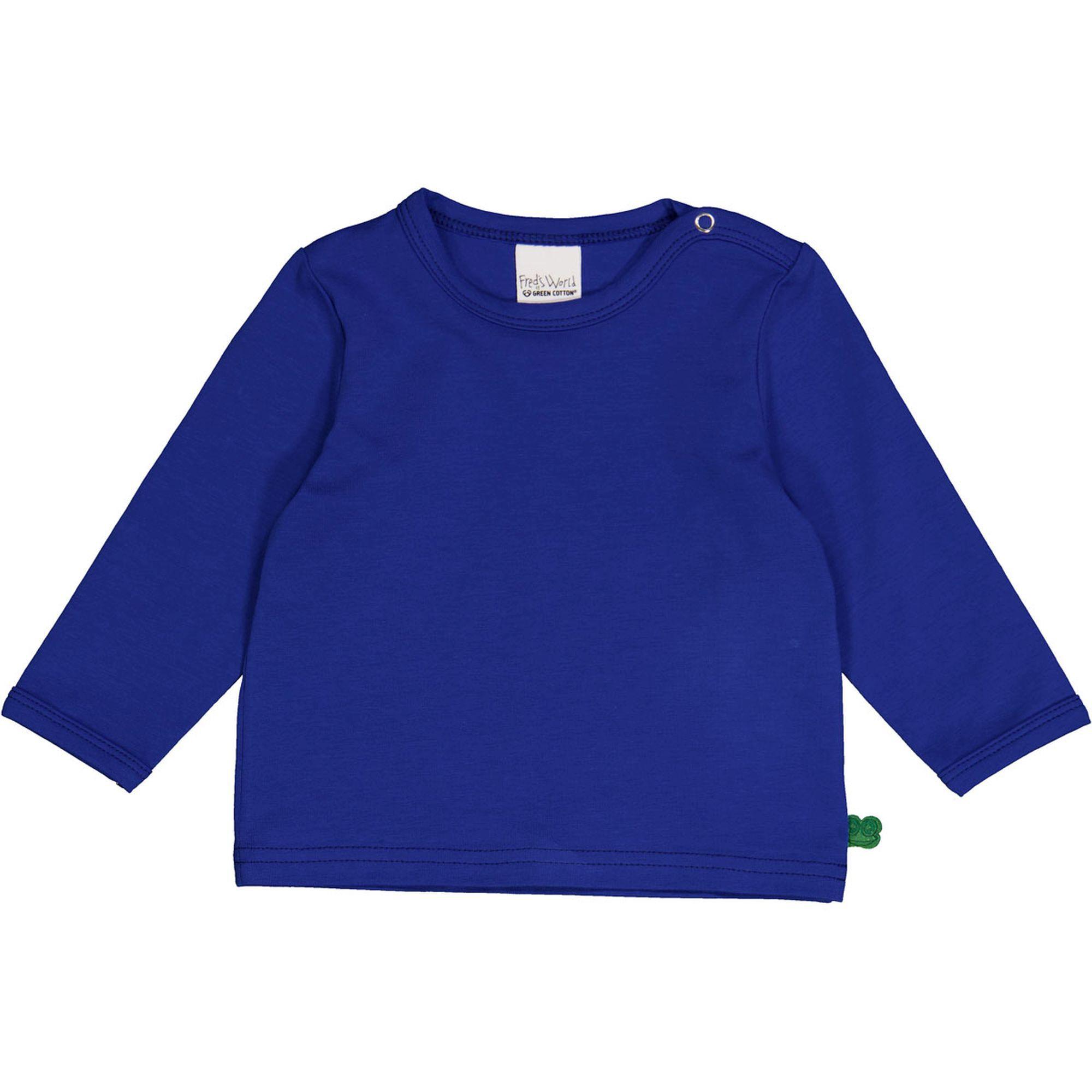 Image of Babylangarmshirt Unisex Blau 74-80