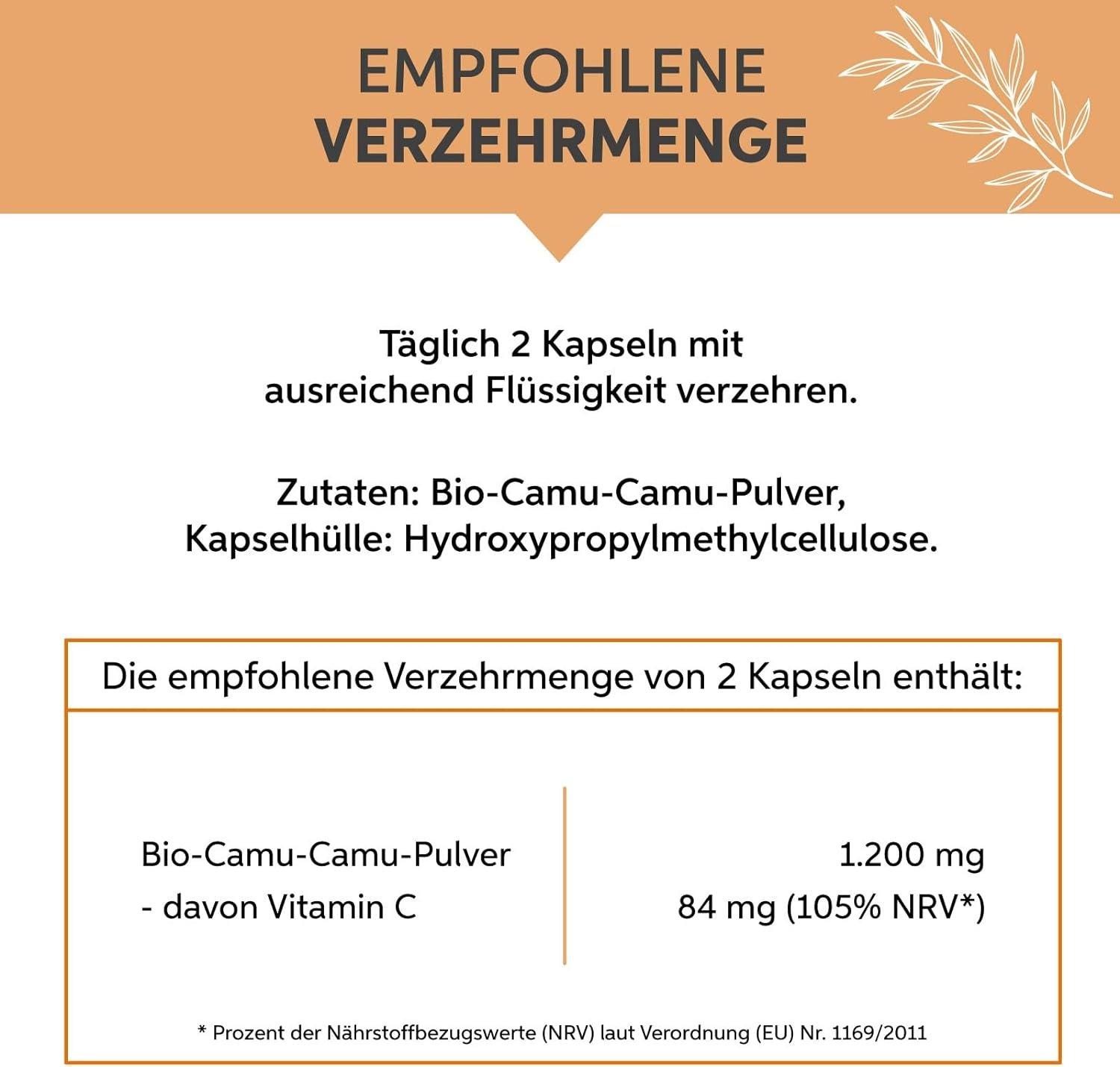 Eltabia  Bio Camu Camu Kapslen 